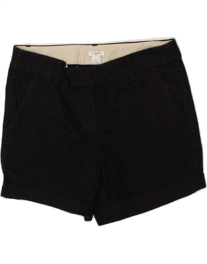 J. CREW Womens Chino Shorts US 2 XS W28  Black Cotton | Vintage J. Crew | Thrift | Second-Hand J. Crew | Used Clothing | Messina Hembry 