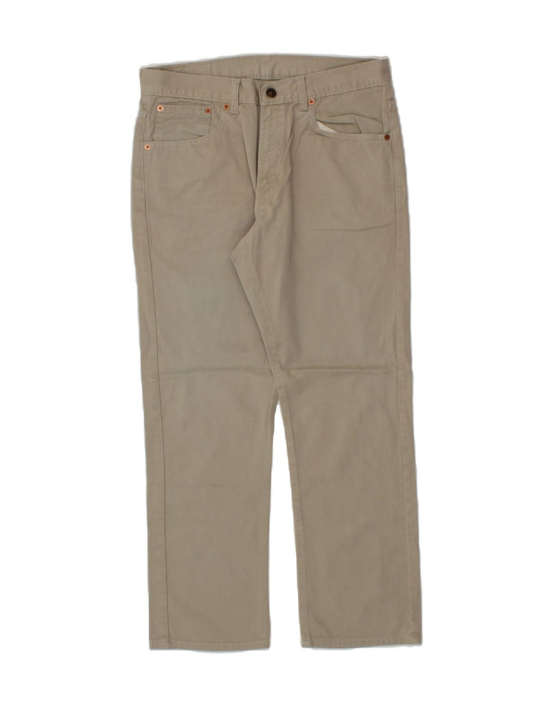 LEVI'S Mens 561 Straight Casual Trousers W32 L27 Beige Cotton Vintage Levi's and Second-Hand Levi's from Messina Hembry 
