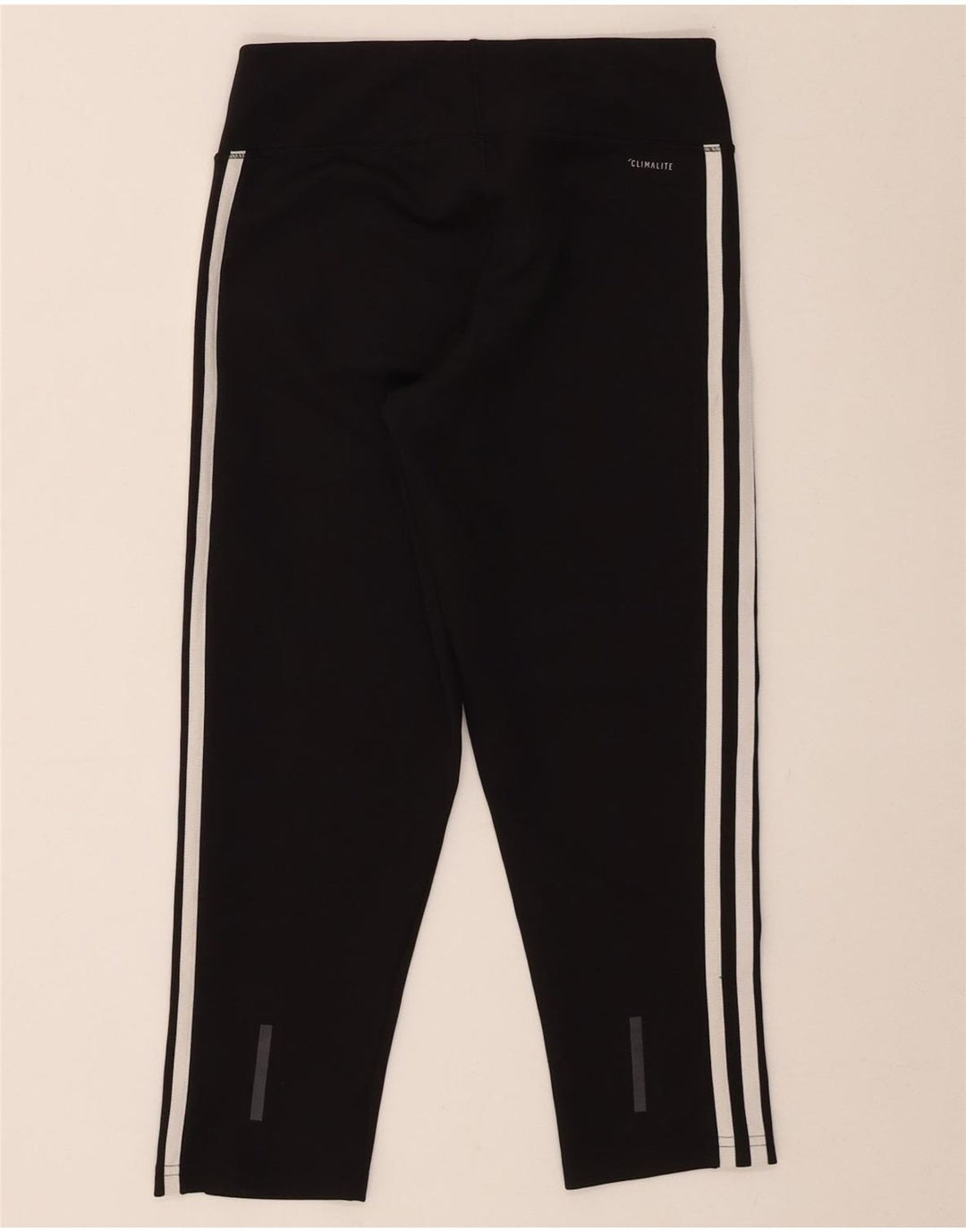 Adidas Womens Climalite Capri Leggings UK 8/10 Small  Black Polyester