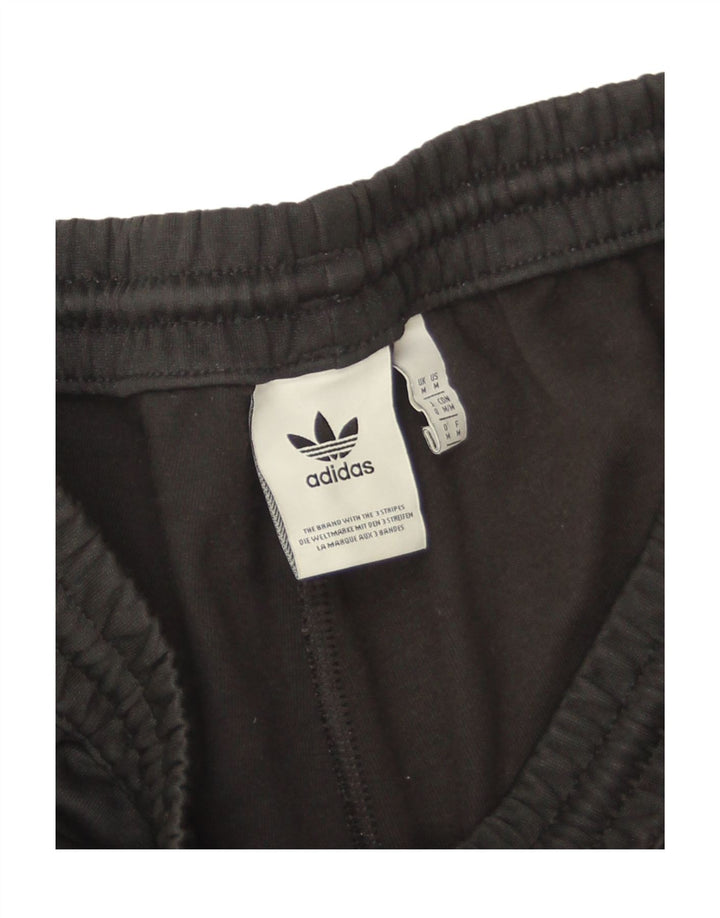 Adidas Mens Graphic Tracksuit Trousers Joggers Medium Black Polyester
