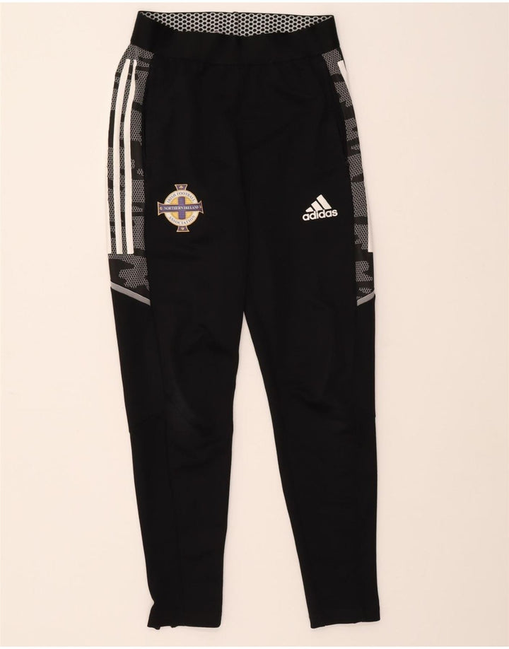 ADIDAS Womens Tracksuit Trousers UK 6 XS  Black Polyester Vintage Adidas and Second-Hand Adidas from Messina Hembry 