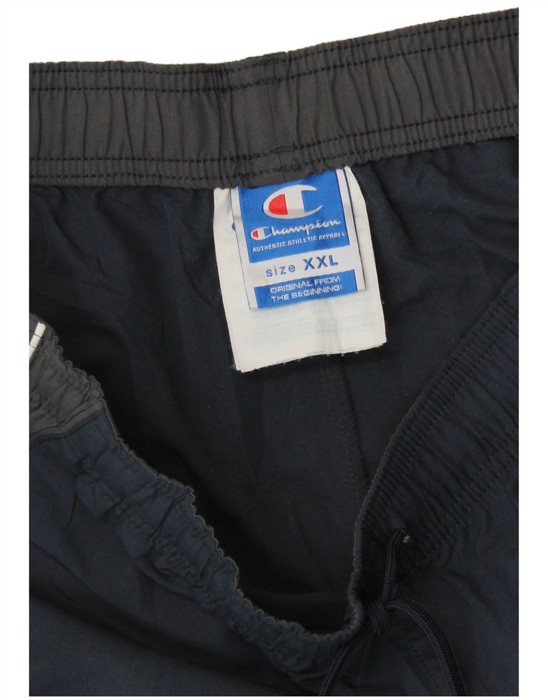 Champion Mens Sport Shorts 2XL Navy Blue Polyester