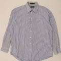 NAUTICA Mens Shirt Size 16 1/2 Large Blue Gingham Cotton Vintage Nautica and Second-Hand Nautica from Messina Hembry 
