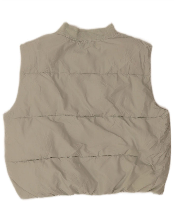 Zara Girls Padded Gilet 13-14 Years Green Polyester