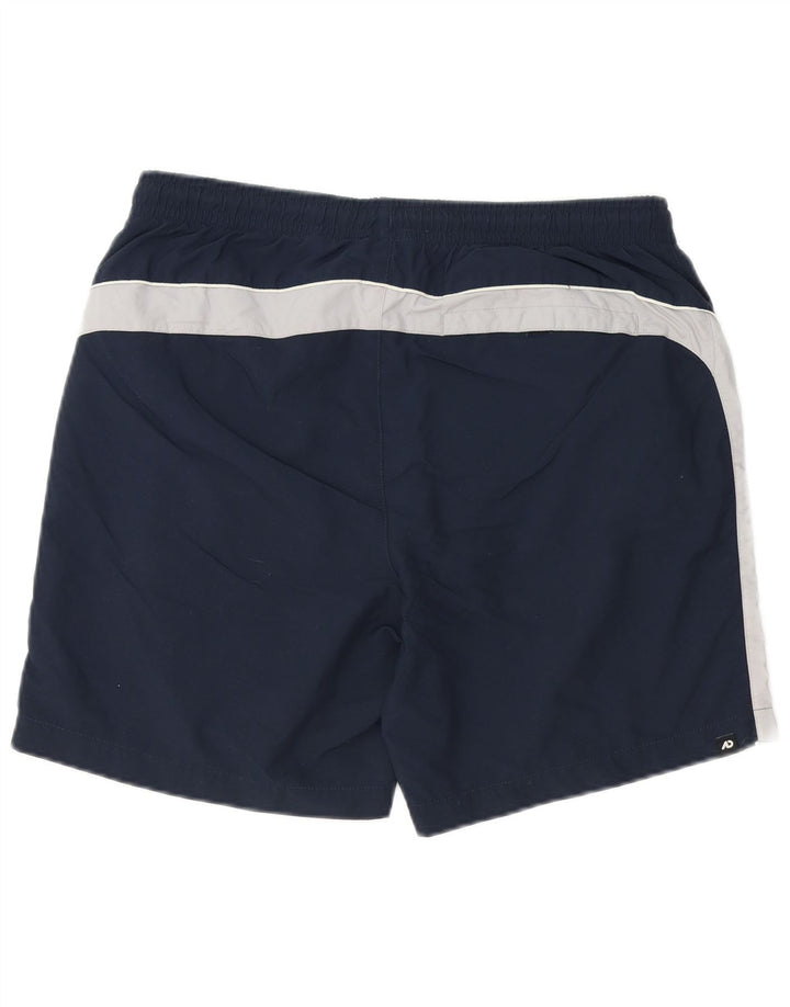 Nike Mens Swimming Shorts Medium Navy Blue Colourblock Polyester