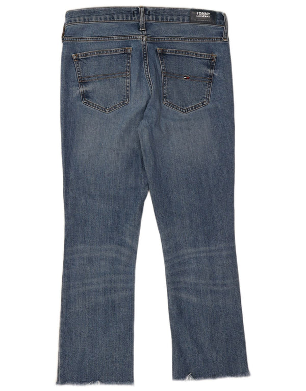 Tommy Hilfiger Womens Mid Rise Bootcut Jeans W29 L25 Blue Cotton
