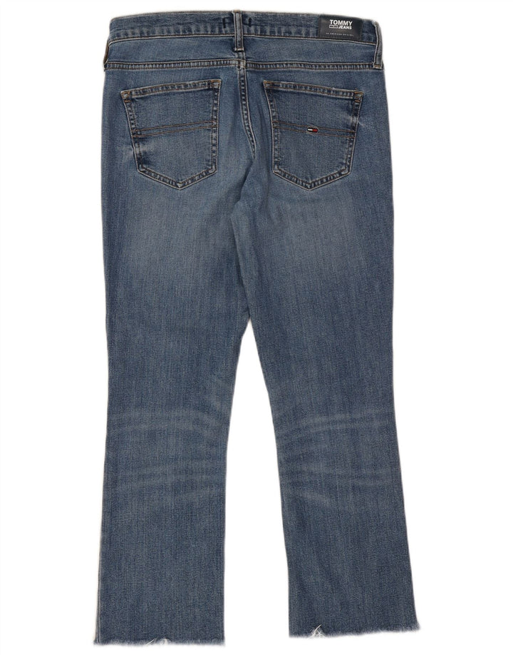 Tommy Hilfiger Womens Mid Rise Bootcut Jeans W29 L25 Blue Cotton