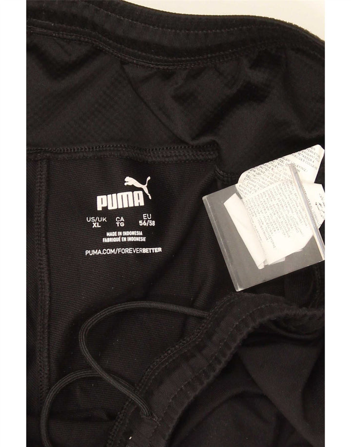 Puma Mens Tracksuit Trousers XL Black Polyester