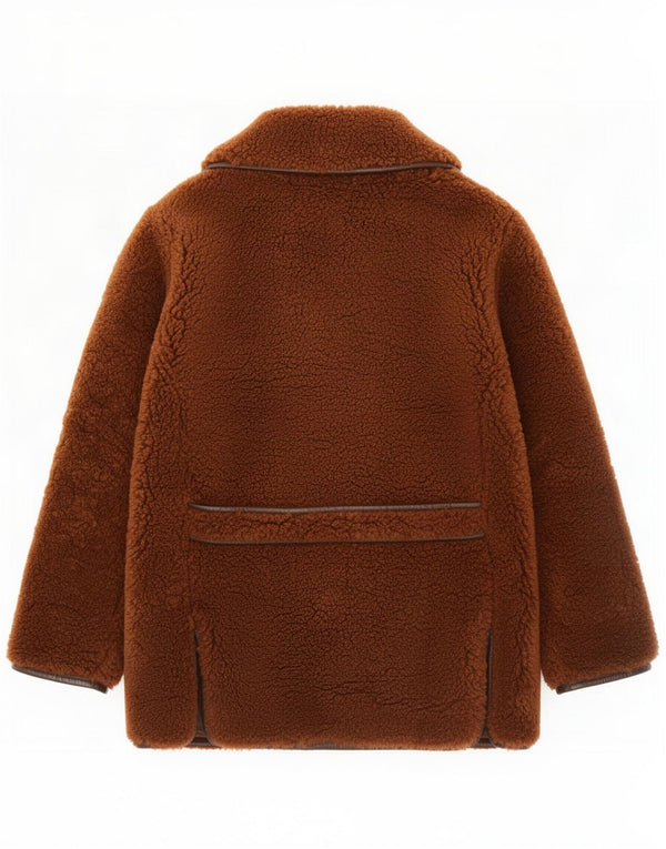 Scandinavian Fur Co. Womens Fur Jacket EU 42 Large Brown