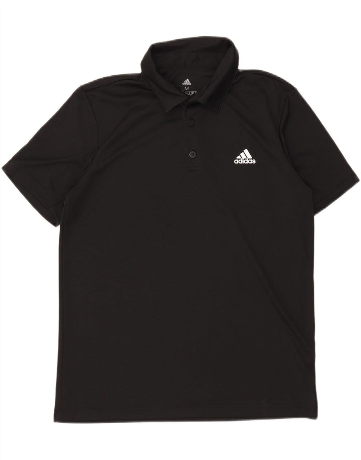Adidas Mens Aeroready Polo Shirt Medium Black Polyester