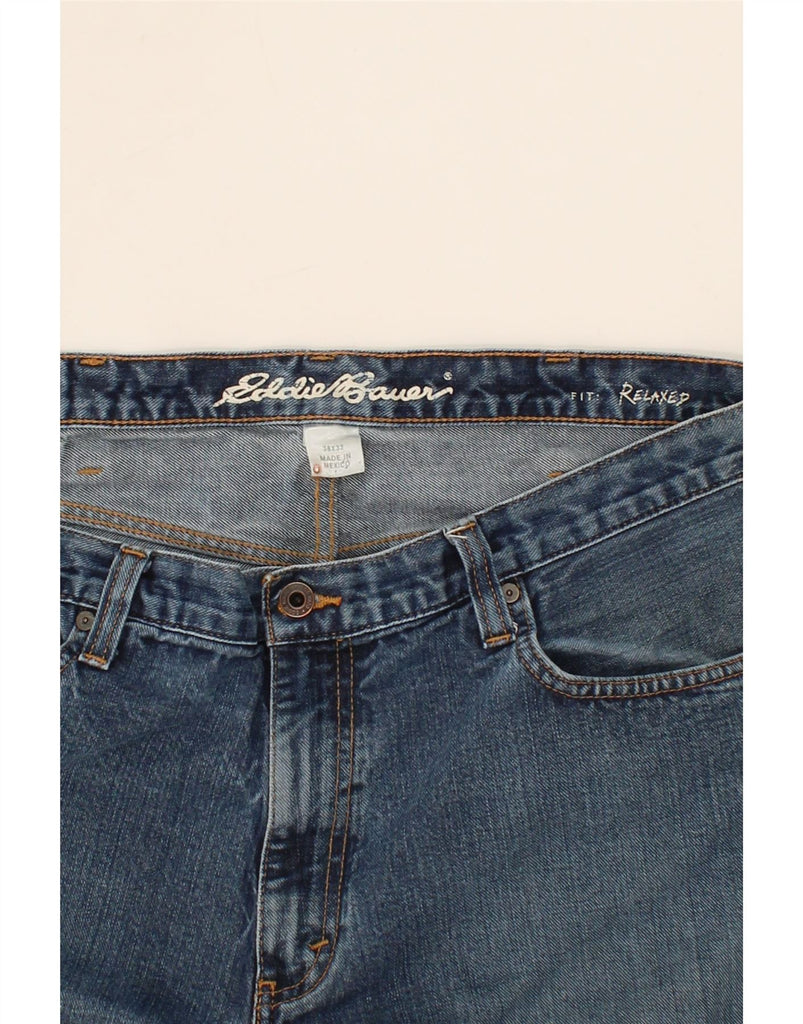 EDDIE BAUER Mens Relaxed Straight Jeans W38 L32 Blue Cotton Vintage Eddie Bauer and Second-Hand Eddie Bauer from Messina Hembry 