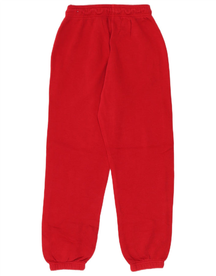 JORDAN Womens Tracksuit Trousers Joggers UK 6 XS  Red Cotton