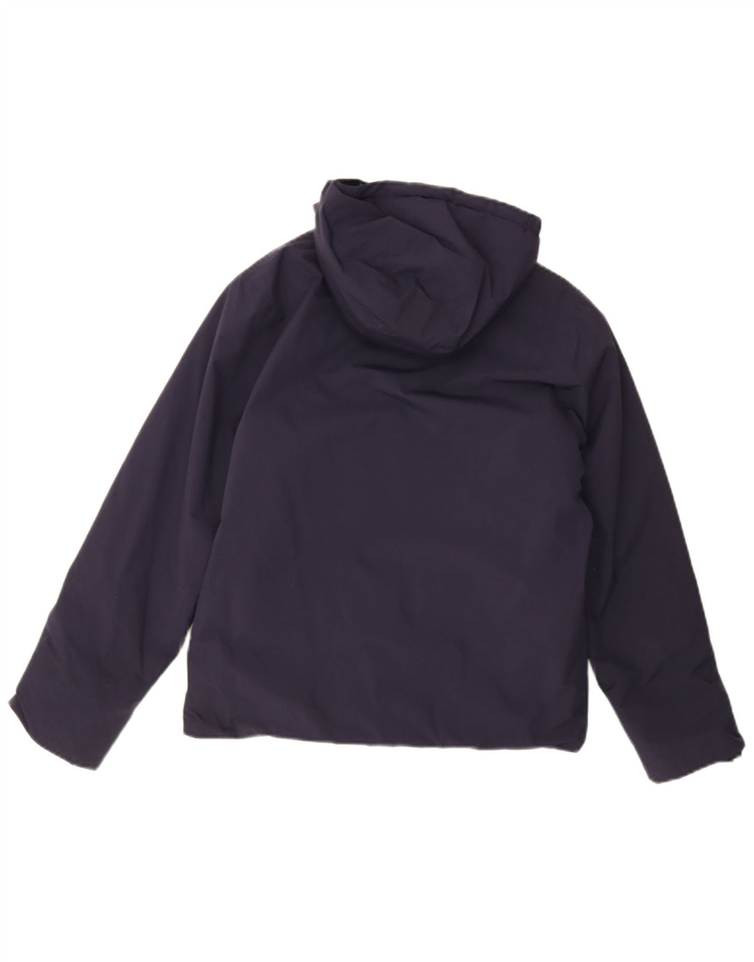 K-Way Boys Hooded Windbreaker Jacket 11-12 Years Navy Blue Polyamide