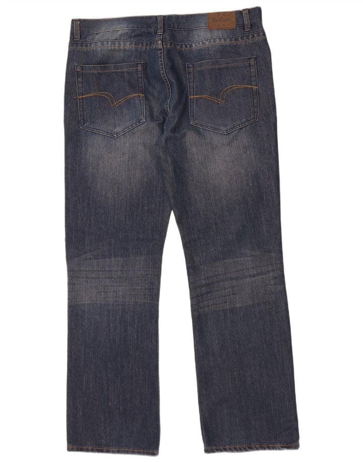Lee Cooper Mens Straight Jeans  W36 L32 Blue Cotton
