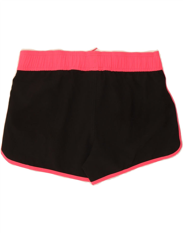 ROXY Womens Sport Shorts UK 12 Medium  Black Colourblock Polyester Vintage Roxy and Second-Hand Roxy from Messina Hembry 