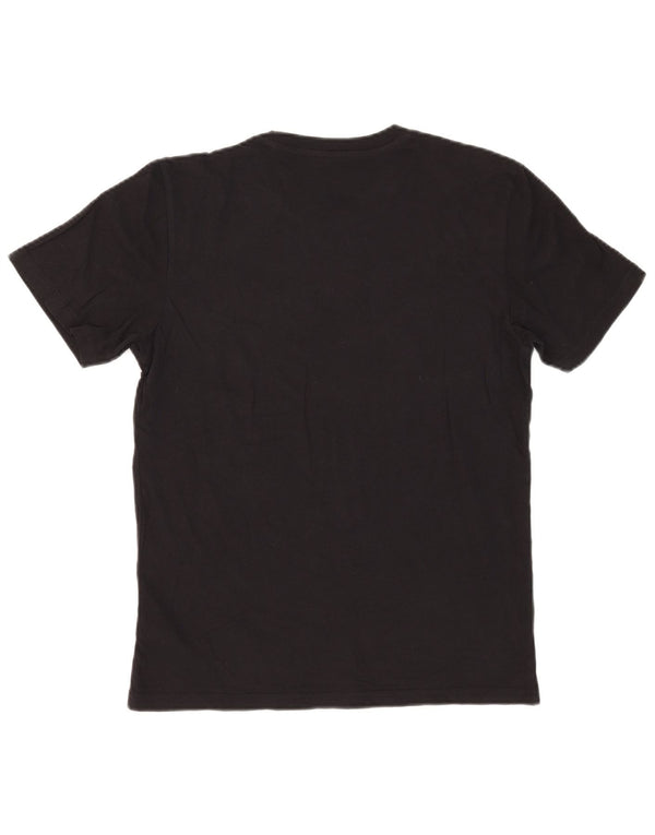 Lee Mens Regular Fit Graphic T-Shirt Top Small Black Cotton