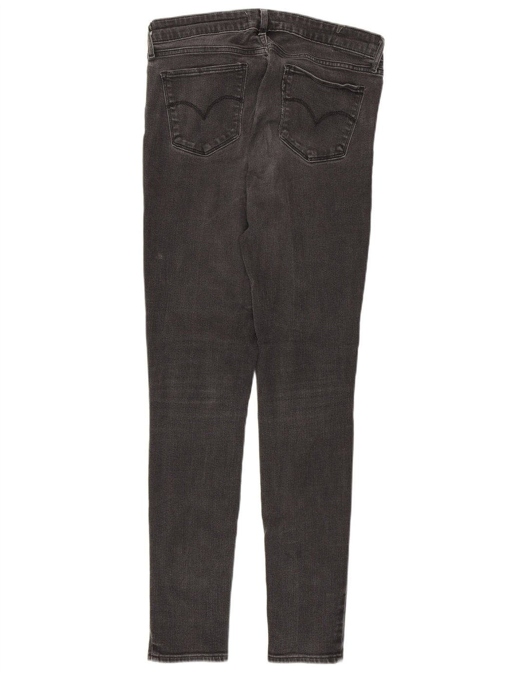 LEVI'S Womens 711 Skinny Jeans W29 L32 Grey Cotton