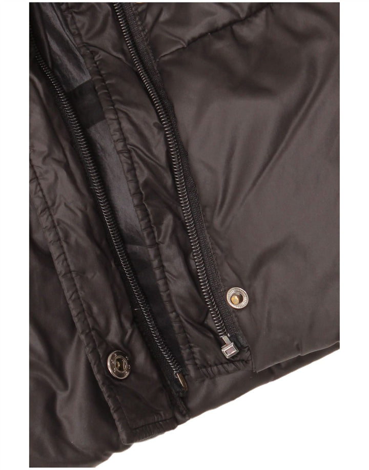 Guess Womens Padded Jacket UK 8 Small Black Nylon