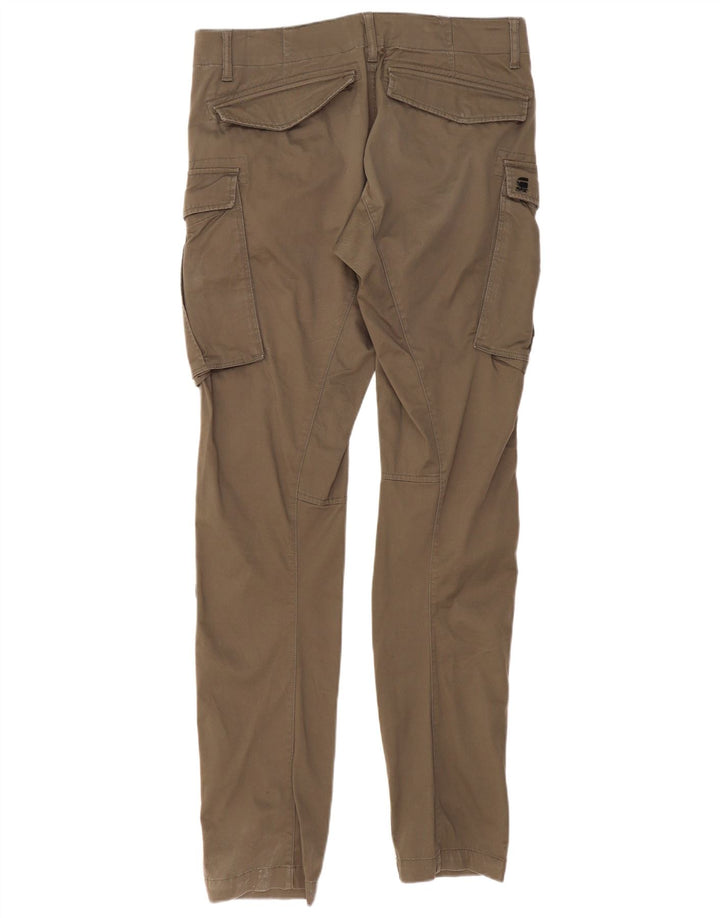 G-Star Mens Slim Cargo Trousers W34 L38 Khaki Polyester