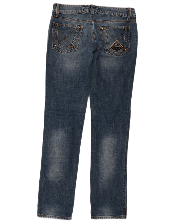 Roy Rogers Womens Straight Jeans W28 L33 Blue Cotton