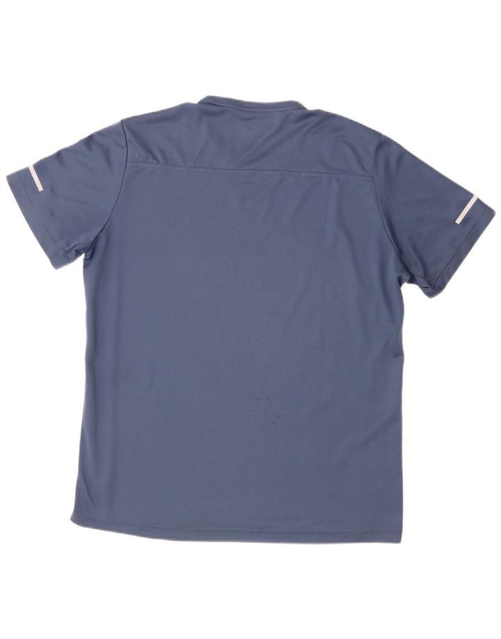 Adidas Mens Climalite T-Shirt Top Large Navy Blue
