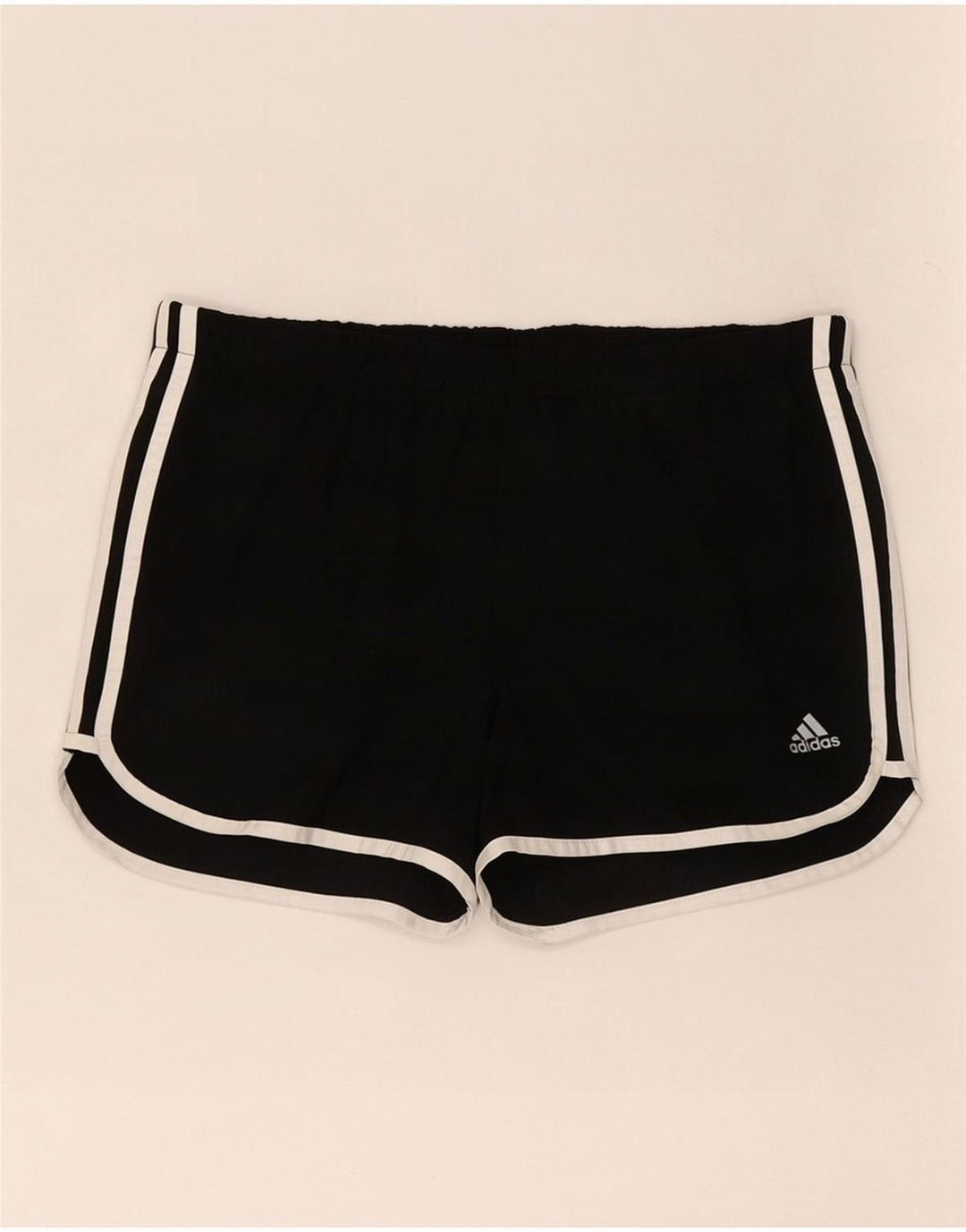 Adidas Womens Climalite Sport Shorts UK 14 Medium Black Polyester