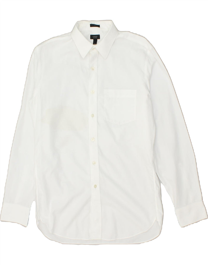 J. CREW Mens Slim Shirt Small White Cotton | Vintage J. Crew | Thrift | Second-Hand J. Crew | Used Clothing | Messina Hembry 