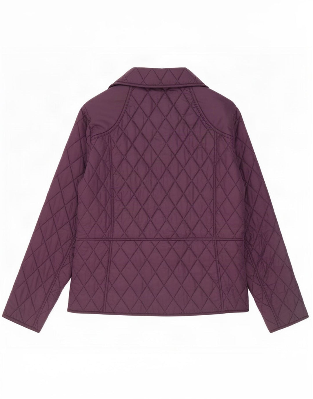 Barbour Womens Quilted Jacket UK 16 Large Purple Polyamide