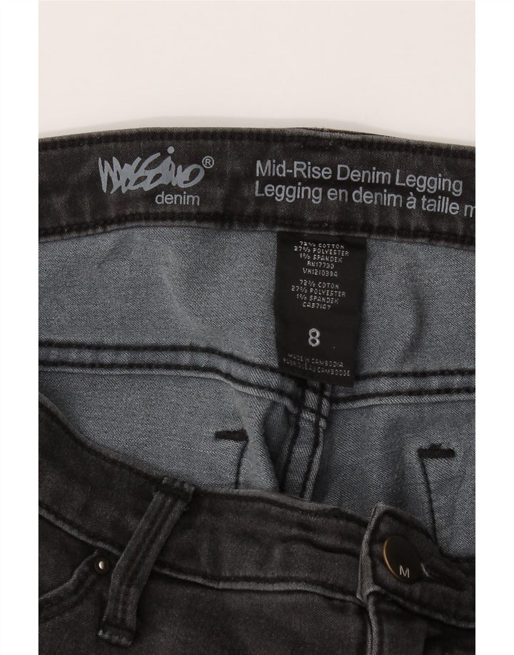 MOSSIMO Womens Mid Rise Jegging Jeans US 8 Medium W32 L30 Black Cotton Vintage Mossimo and Second-Hand Mossimo from Messina Hembry 