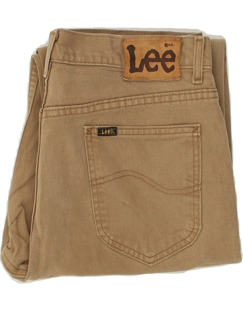 LEE Mens Straight Jeans W34 L31 Beige | Vintage Lee | Thrift | Second-Hand Lee | Used Clothing | Messina Hembry 