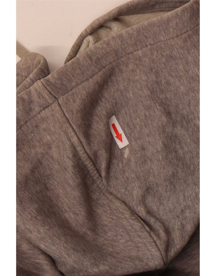 Puma Mens Graphic Zip Hoodie Sweater Medium Grey Cotton