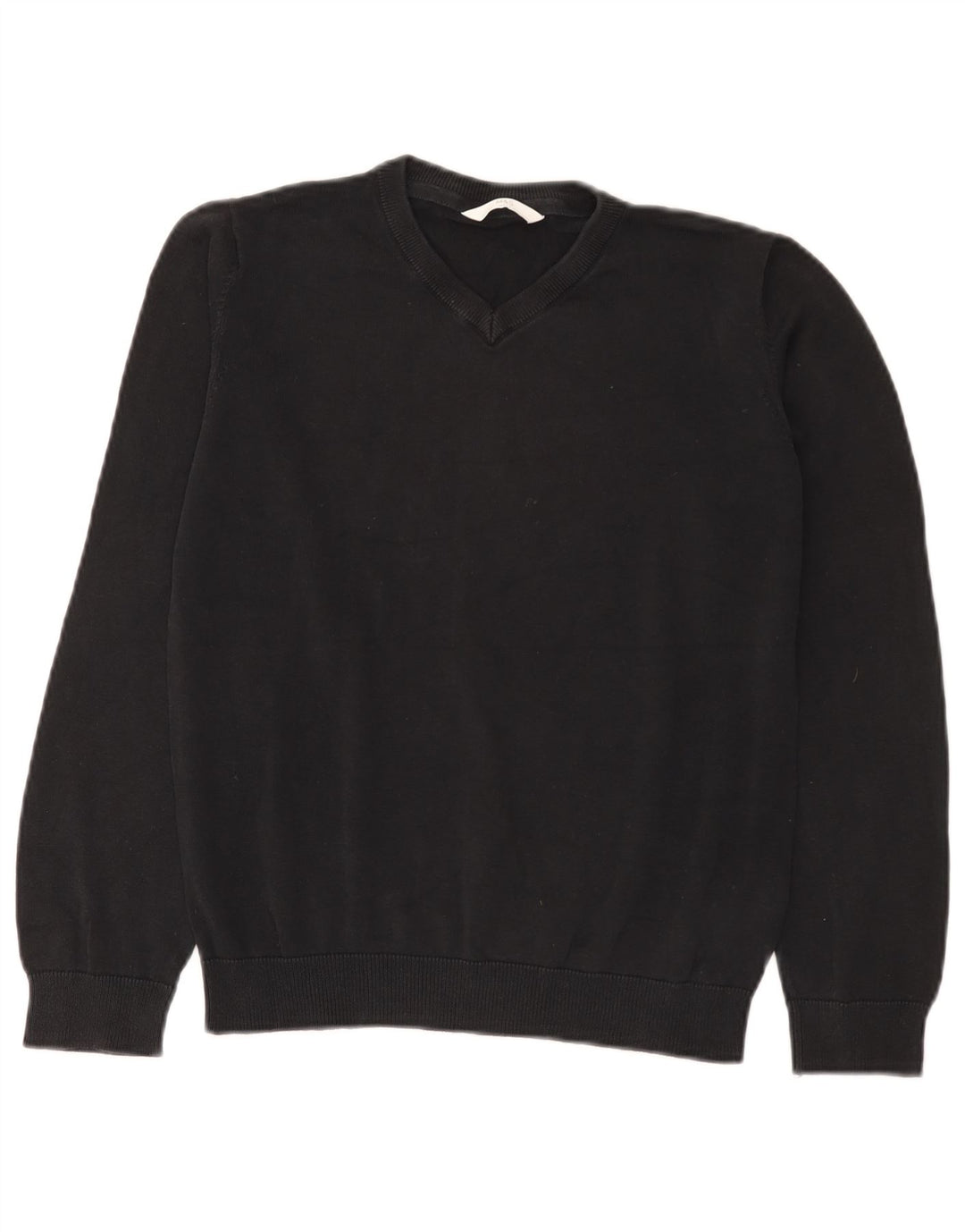 Marks & Spencer Boys Sweatshirt Jumper 12-13 Years Black Cotton