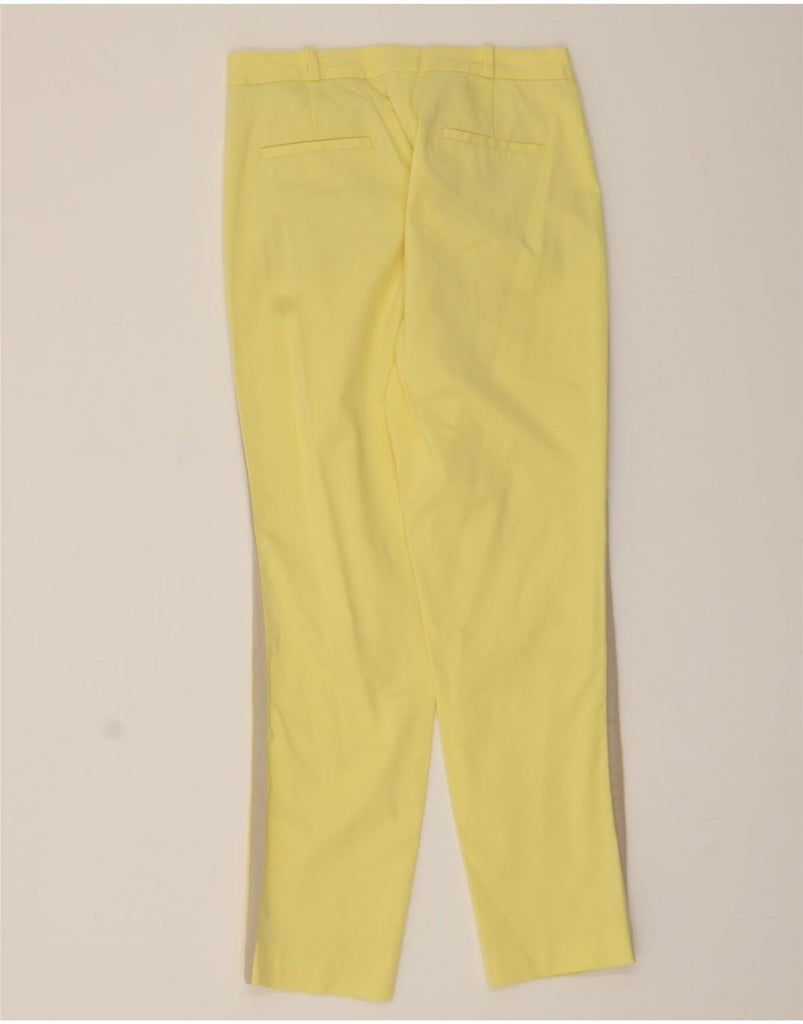 MASSIMO DUTTI Womens Slim Casual Trousers EU 40 Medium W30 L28 Yellow Vintage Massimo Dutti and Second-Hand Massimo Dutti from Messina Hembry 