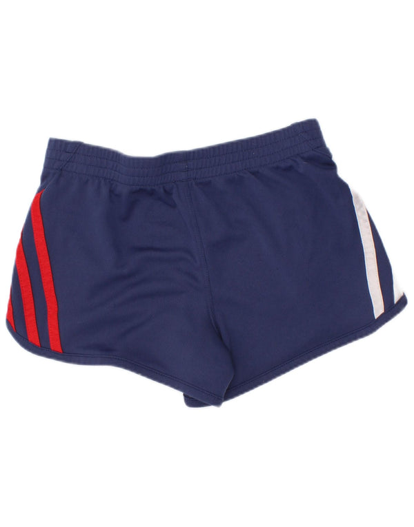 Adidas Girls Sport Shorts 4-5 Years Navy Blue Polyester