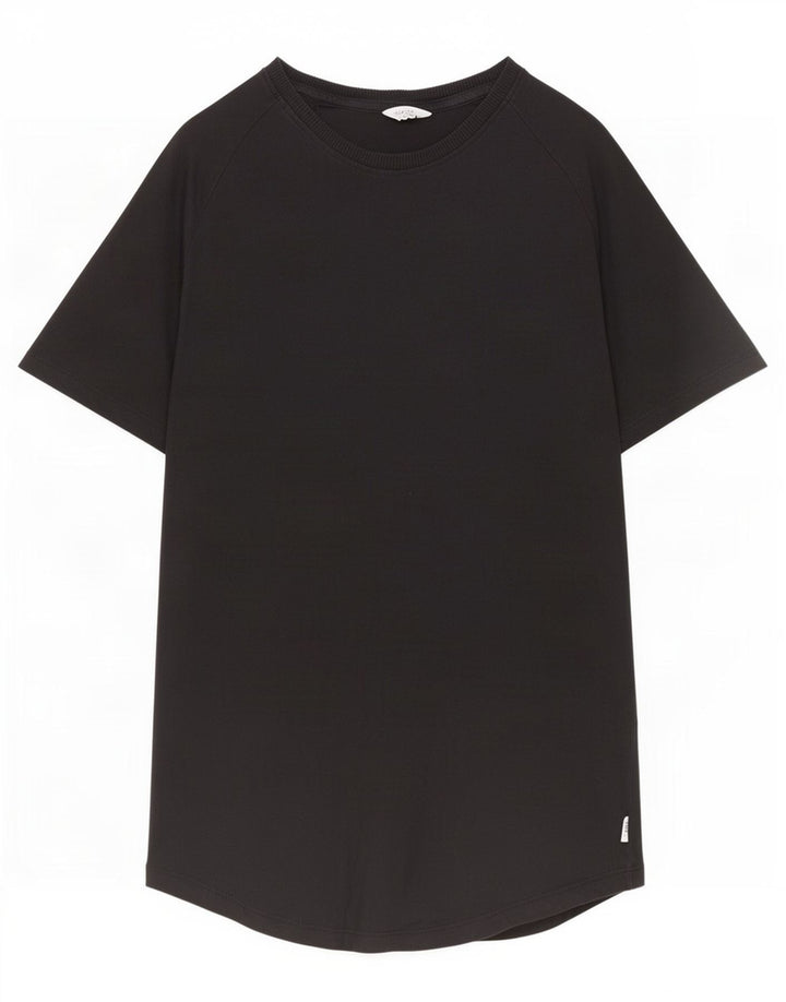 Jack & Jones Mens T-Shirt Top Medium Black Cotton
