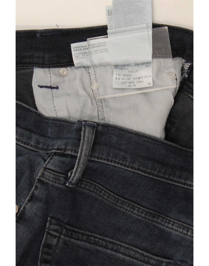 Levi's Mens 511 Slim Jeans W33 L34 Navy Blue Cotton
