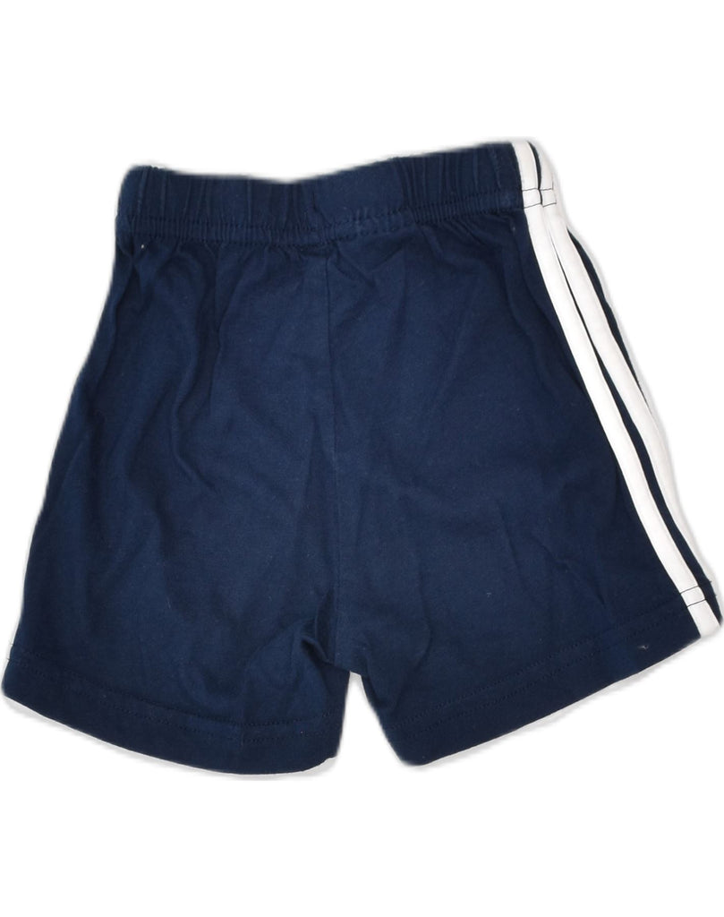 ADIDAS Baby Boys Sport Shorts 3-6 Months Navy Blue Cotton | Vintage Adidas | Thrift | Second-Hand Adidas | Used Clothing | Messina Hembry 