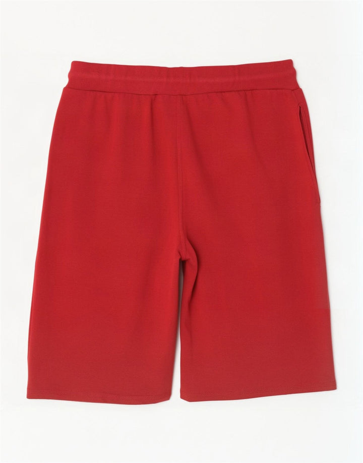 Adidas Mens Graphic Sport Shorts Medium Burgundy Cotton