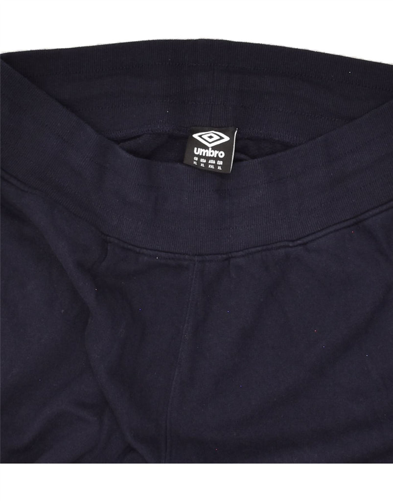 UMBRO Womens Tracksuit Trousers Joggers UK 18 XL Navy Blue Cotton Vintage Umbro and Second-Hand Umbro from Messina Hembry 