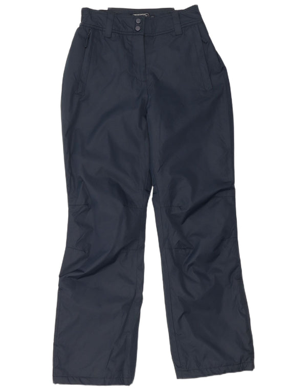 Mountain Warehouse Womens Ski Trousers UK 8 Small  Navy Blue Polyester