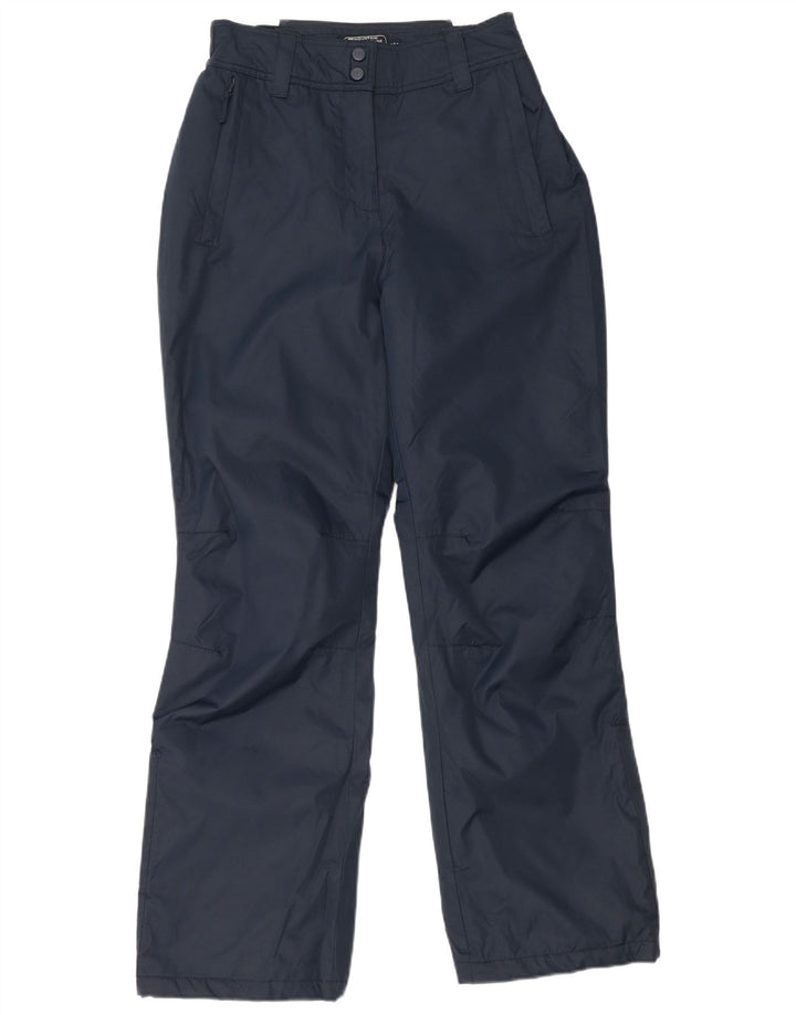 Mountain Warehouse Womens Ski Trousers UK 8 Small  Navy Blue Polyester