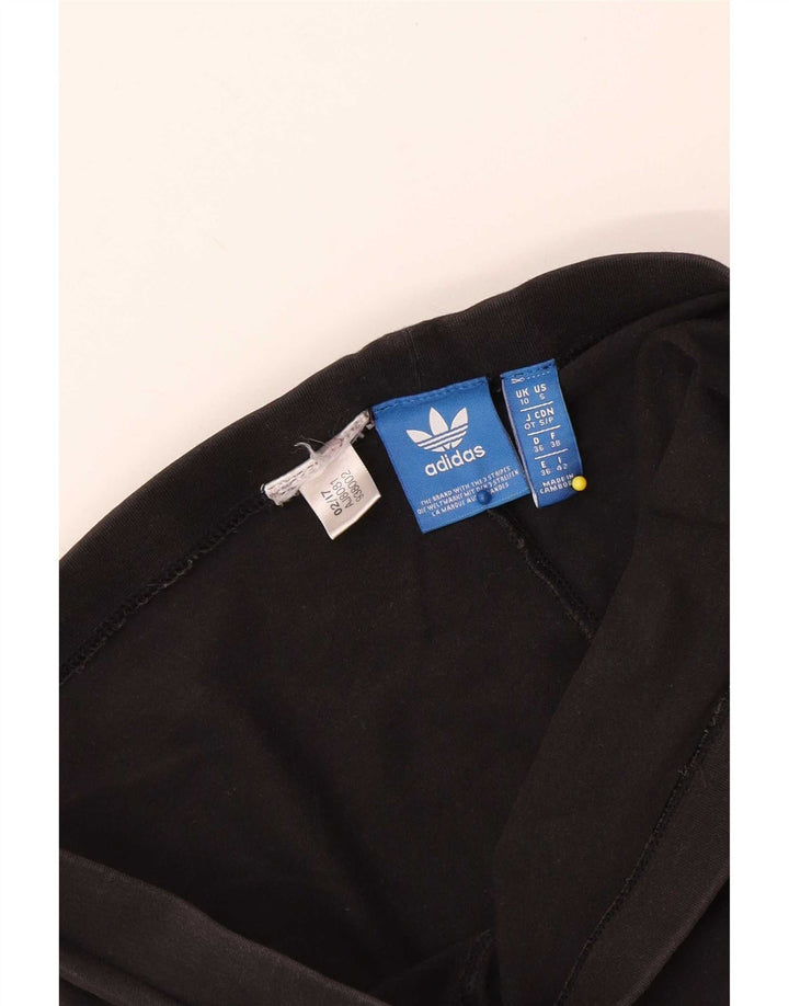 Adidas Womens Graphic Leggings UK 10 Small Black