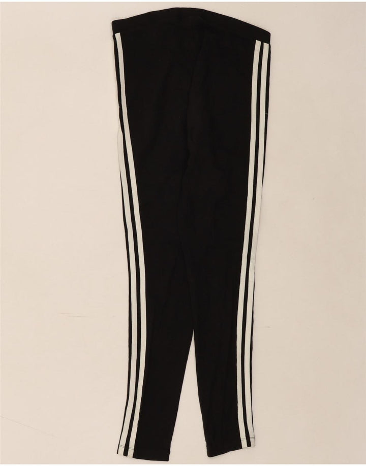 ADIDAS Womens Leggings UK 10 Small  Black Cotton Vintage Adidas and Second-Hand Adidas from Messina Hembry 