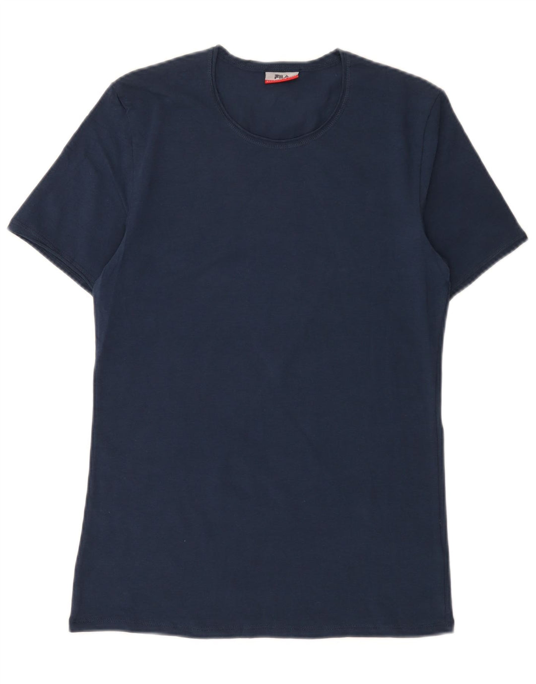Fila Mens T-Shirt Top Small Navy Blue Cotton