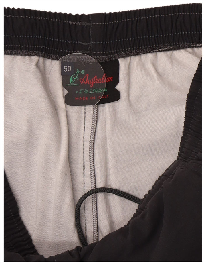 AUSTRALIAN L'ALPINA Mens Cargo Tracksuit Trousers IT 50 Medium  Grey