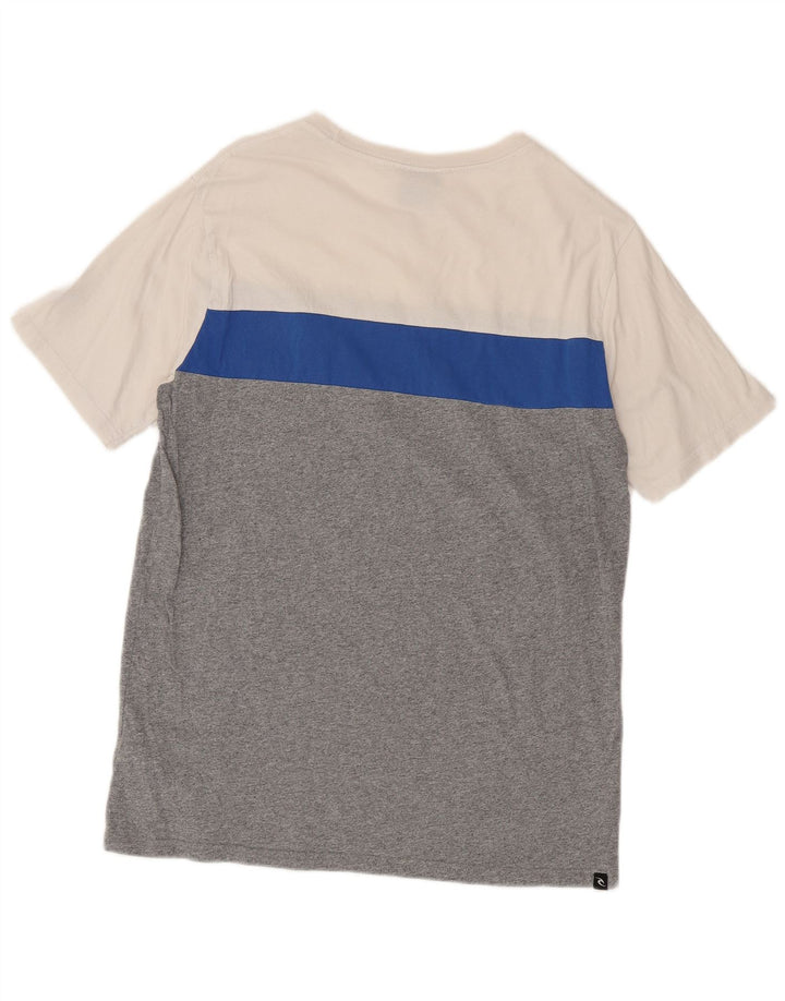 Rip Curl Mens Standard Fit T-Shirt Top Large Multicoloured Colourblock