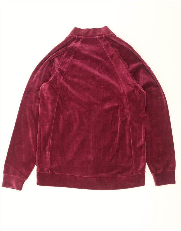 Jordan Mens Tracksuit Top Jacket Medium Burgundy Cotton
