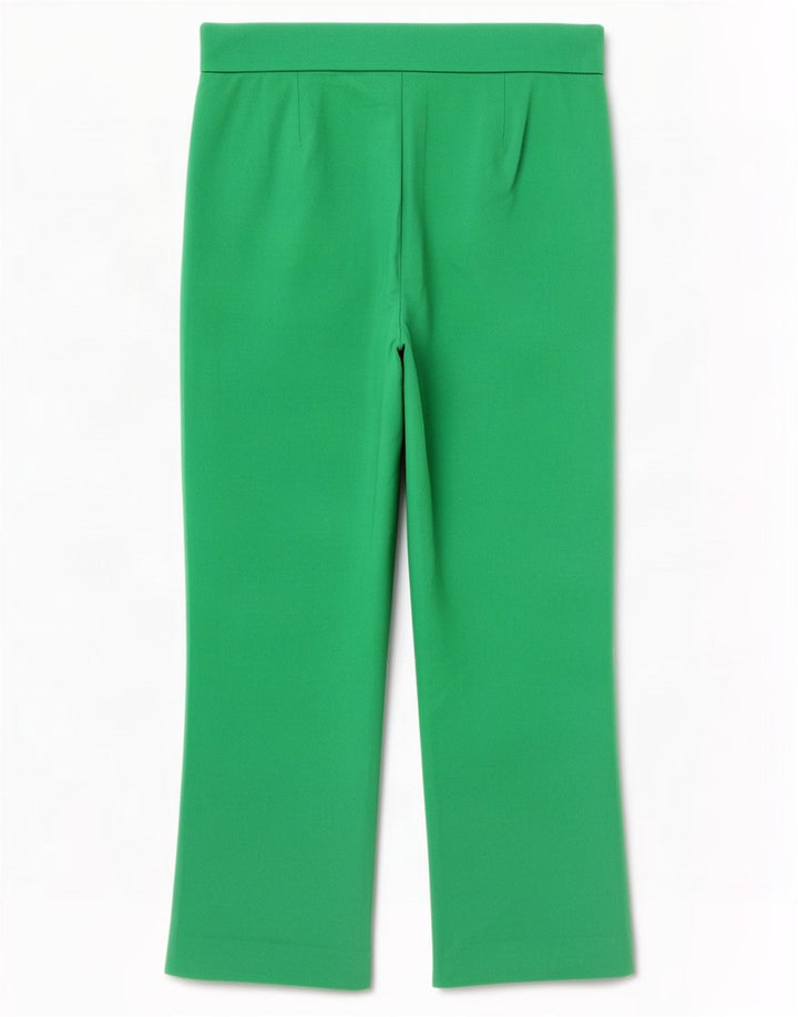 Zara Womens Capri Trousers Small W26 L22 Green