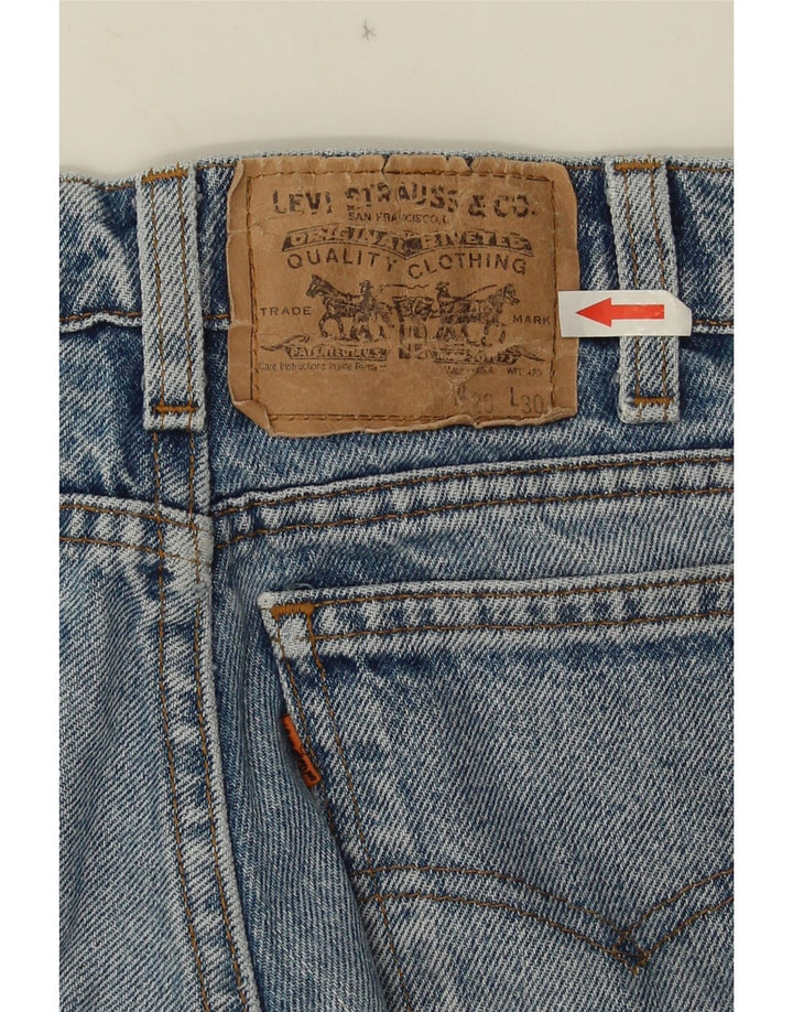 LEVI'S Womens Tapered Jeans W28 L30 Blue Cotton