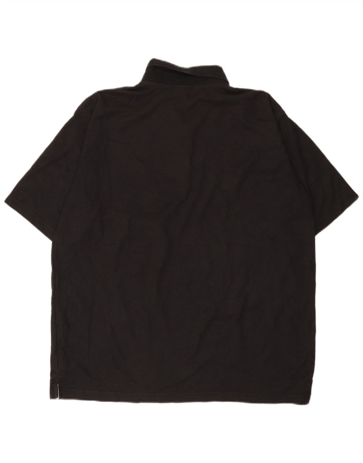 Umbro Mens Polo Shirt XL Black Polyester